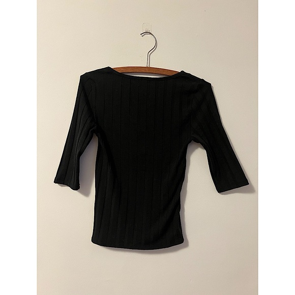 Free People 3/4 Sleeve Top - Picture 3 of 3